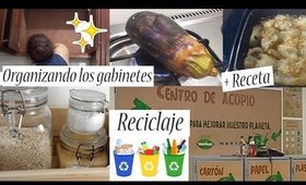 Berenjenas asadas, Reciclaje, organizando los gabinetes | Kittypinky