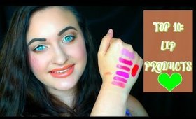 Top Ten Spring/Summer Lip Products | Collab w/ Valencia B. | Rosa Klochkov