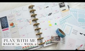 March 2016 in The Happy Planner | Plan With Me Sunday | Charmaine Dulak