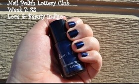 Nail Polish Lottery Club Week 7: Love & Beauty Indigo
