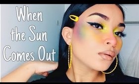 WHEN THE SUN COMES OUT (Rainbow Makeup Look)