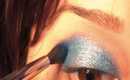 Blue eyeshadow tutorial