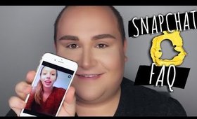 FAQ SNAPCHAT (NÉGATIVITÉ, MES DÉBUTS & SECRETS!) | jeanfrancoiscd