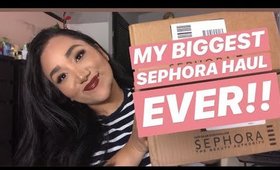 MY BIGGEST SEPHORA HAUL EVER / SEPHORA SALE / BIRTHDAY SPLURGE