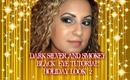 Holiday Glam DARK & SLIVER  EYE TUTORIAL