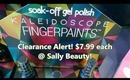 Clearance Alert! FingerPaints Soak-Off Gel Kaleidoscope Collection ($7.99 each @ Sally Beauty)