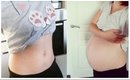Evolution de mon ventre pour ma deuxième grossesse