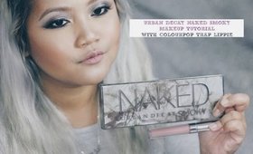 Naked Smoky Palette Makeup Look with ColourPop Trap lippie | vaniitydoll
