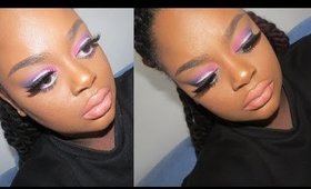 Cotton Candy Explosion FT SUVA BEAUTY & MAC 3D PINK GLITTER