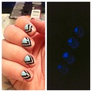 Glow-In-The-Dark Gradient With Triangle Design