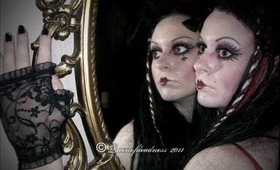 Valentines Emilie Autumn inspired makeup look