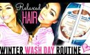 Winter Wash Day Routine for Relaxed Hair