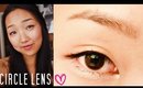 Circle Lens Review: EXY 3 COLOR Brown {KLENSPOP}