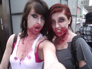 zombie walk in Boston. :D