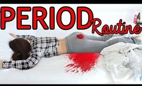 My Period Night Routine | Hacks ALL GIRLS NEED TO KNOW !!