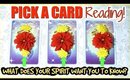 PICK A CARD Reading! WHAT DOES YOUR SPIRIT WANT TO TELL YOU?