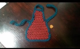 Crochet Soap Bottle Apron