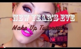 Get Ready With Me: New Year's Eve Orange Glitter Tutorial