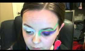 Colorful 80's Inspired Makeup Tutorial