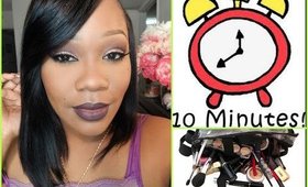 HOW TO  DO YOUR MAKEUP IN 10MINS