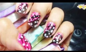 Sparkly Butterfly Nails!
