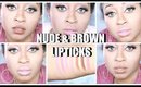 Top MAC Nude &  Brown Lipsticks For Women of Color ☆