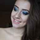 Blue Smokey Eyes For Special Event (Prom)