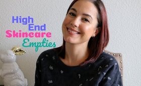 High End Skincare Empties | Worth the $$?