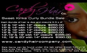 Hair Sale on Virgin Filipino and Sweet Kinks Curly