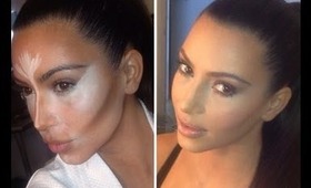 KIM KARDASHIAN  FACE SCULPTING