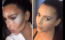 KIM KARDASHIAN  FACE SCULPTING