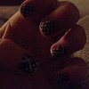 fishnet nails