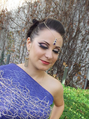 my arabic/bollywood look for an international makeup contest