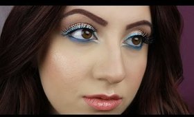 Blue Spring Makeup Tutorial - How to Make Blue Makeup Wearable!