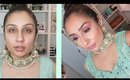 Tutorial Indian Wedding guest makeup transformation