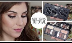 Matte & Neutral Speedtorial with Kat Von D's Shade + Light Eye contour Palette | Bailey B.