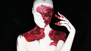 Hand painted roses :) Check out my youtube channel! www.youtube.com/madeyewlook