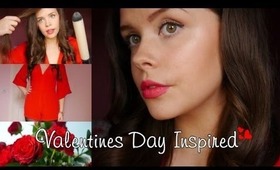 Valentines Day Inspired: Makeup, Hair & Outfit | livelaughlipgloss