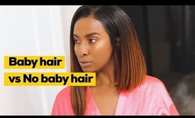 Laying this RPGShow wig with + without baby hair!