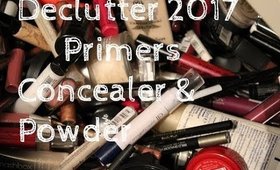 2017 Declutter Primers Concealers Powders