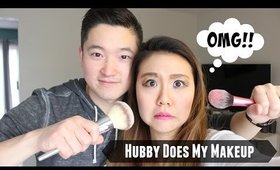 Hubby Does My Makeup TAG ♡ | ANGELLiEBEAUTY