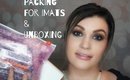 Makeup Packing for IMATS NYC 2017 and JOAAO Electronics Unboxing
