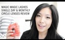 Pinkicon Circle Lenses & False Lashes Review! ♥