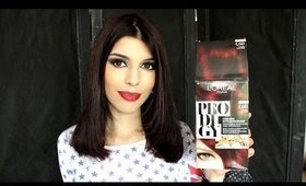 Test Loréal Prodigy - 4.60 rouge carmin coloration