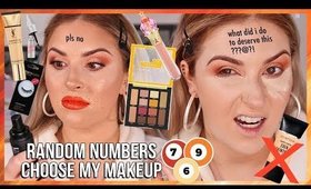 I have bad karma.. 😭 NUMBERS PICK MY MAKEUP CHALLENGE