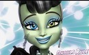 Monster High Frankie Stein Ghouls Rule Makeup Tutorial Featuring Rockeresque Beauty Company