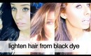 HAIR | How I Lightened Dyed Black Hair (Without Bleach)