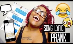 Song Lyric Prank! |Sam Smith "Not in That Way" & Rihanna "Needed Me"|