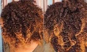 Easy Blending & Styling Of  Natural Hair Texture Clip In Extensions ( Exotic Girl VH peruvian hair)