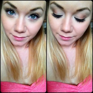 Last night's bronzy makeup :)